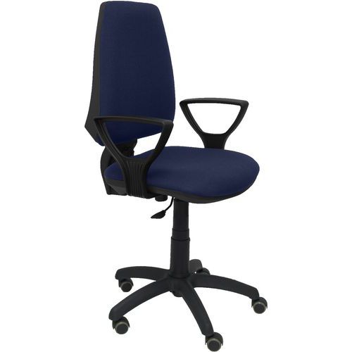 Chaise Elche Cp Bras Fixe Roue Parquet - Bleu Marine