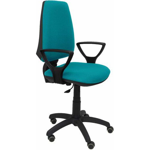 Chaise Elche Cp Bras Fixe Roue Parquet - Turquoise