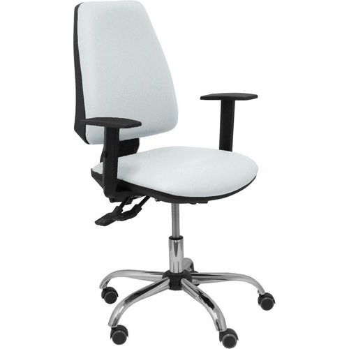 Chaise De Bureau Elche S 24 Horas Similicuir Blanc