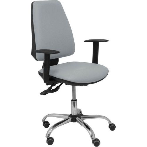 Chaise De Bureau Elche S 24 Horas Similicuir Gris