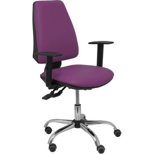 Chaise De Bureau Elche S 24 Horas Similicuir Violet
