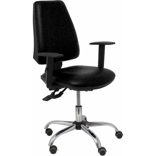 Chaise De Bureau Elche S 24 Horas Similicuir Noir