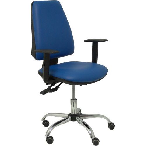 Chaise De Bureau Elche S 24 Horas Similicuir Bleu