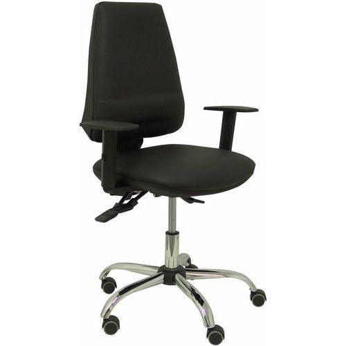Chaise De Bureau Elche S 24 Horas Similicuir Noir