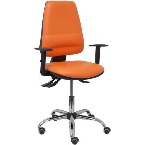 Chaise De Bureau Elche S 24 Horas Similicuir Orange