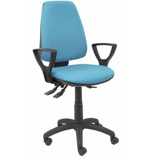 Chaise Elche S Bras Fixe - Roue Nylon - Bleu Ciel