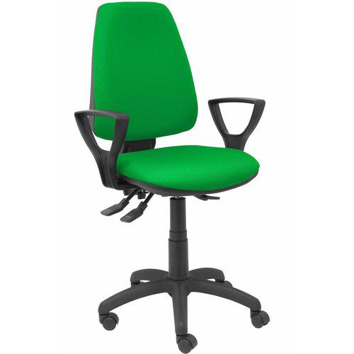 Chaise Elche S Bras Fixe - Roue Nylon - Vert