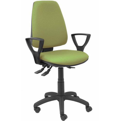 Chaise Elche S Bras Fixe - Roue Nylon - Vert Olive