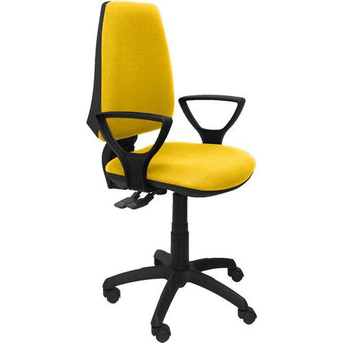 Chaise Elche S Bras Fixe - Roue Nylon - Jaune