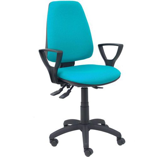 Chaise Elche S Bras Fixe - Roue Nylon - Turquoise