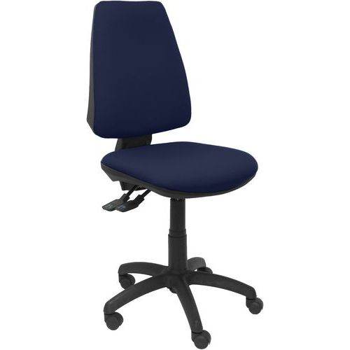 Chaise Elche S Avec Roue En Nylon - Bleu Marine