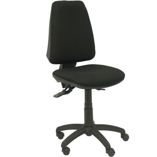 Chaise Elche S Avec Roue En Nylon - Noir