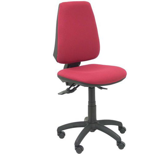 Chaise Elche S Avec Roue En Nylon - Bordeaux