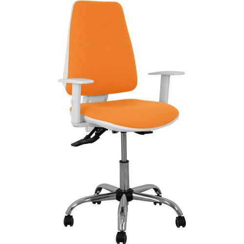 Chaise Elche S Blanca Accoudoirs Réglables - Orange