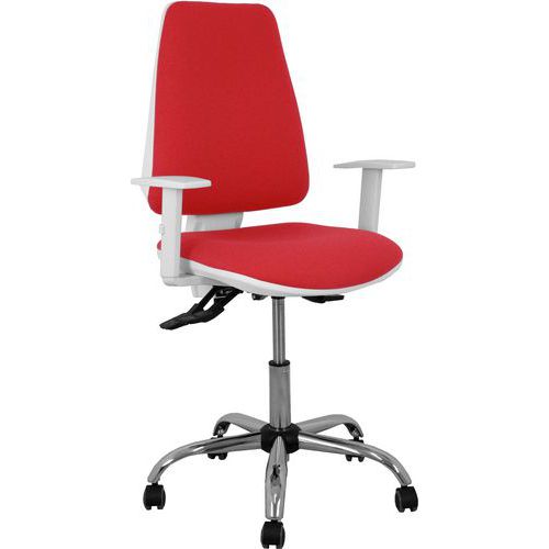 Chaise Elche S Blanca Accoudoirs Réglables - Rouge