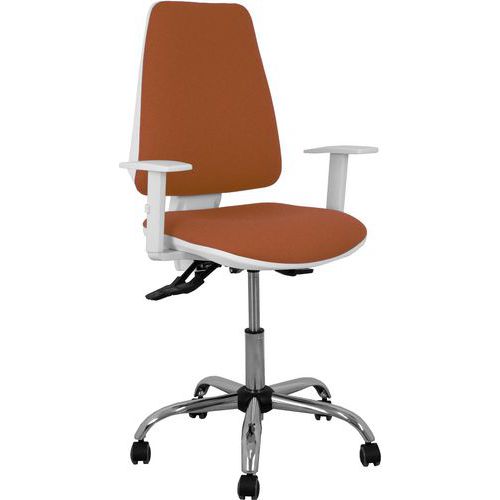 Chaise Elche S Blanca Accoudoirs Réglables - Marron