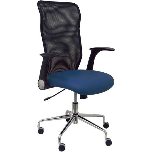 Chaise Minaya Similicuir - Bleu Marine