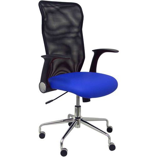 Chaise Minaya Similicuir - Bleu