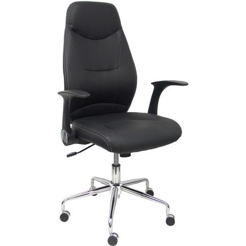 Chaise De Bureau Odrea Similicuir Noir