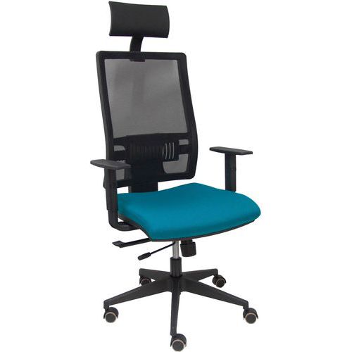 Chaise De Bureau Horna Accoudoirs Règlables - Vert De Bleu