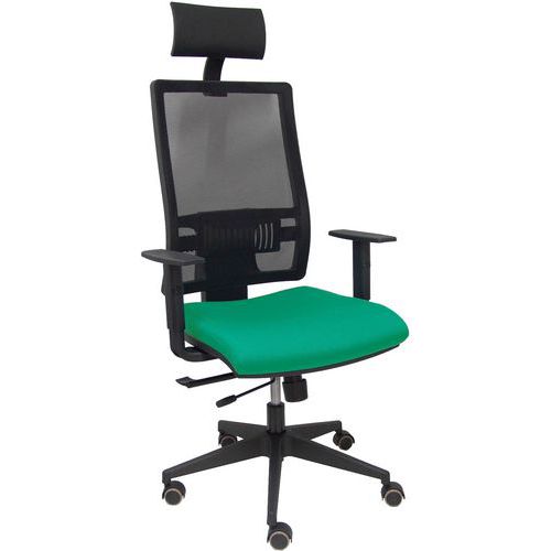 Chaise De Bureau Horna Accoudoirs Règlables - Vert Ã‰meraude