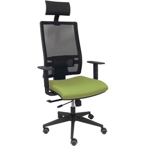 Chaise De Bureau Horna Accoudoirs Règlables - Vert Olive