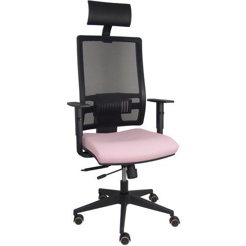 Chaise De Bureau Horna Accoudoirs Règlables - Rose