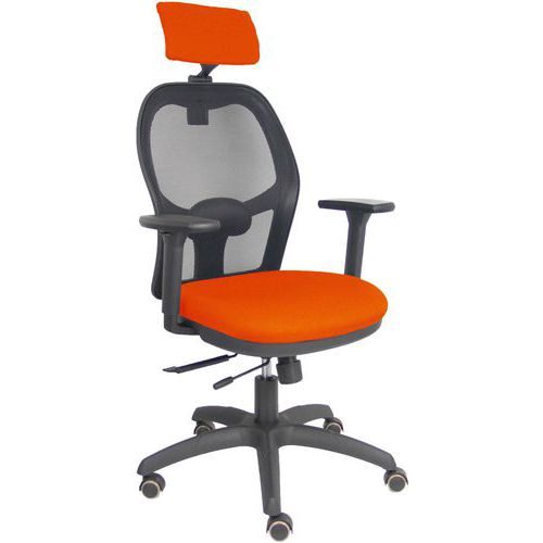 Chaise Jorquera Accoudoir Réglable 3d Orange Foncé