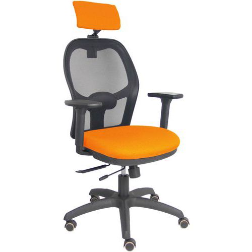 Chaise Jorquera Accoudoir Réglable 3d - Orange