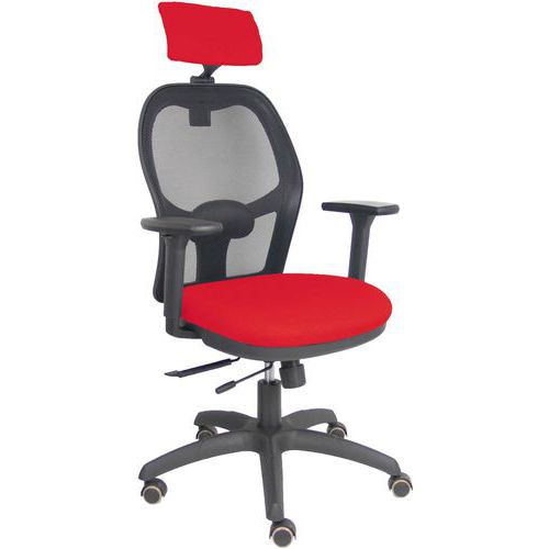 Chaise Jorquera Accoudoir Réglable 3d - Rouge