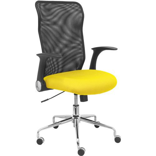 Chaise Minaya Accoudoirs Réglables - Jaune