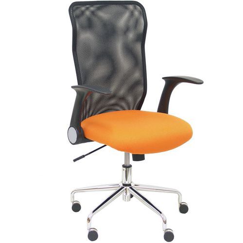 Chaise Minaya Accoudoirs Réglables - Orange