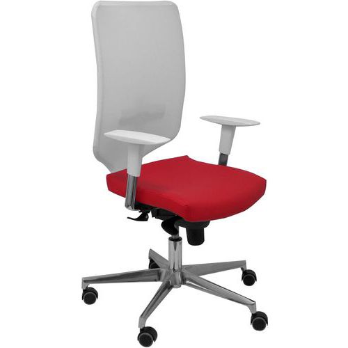 Chaise De Bureau Ossa Blanca Similicuir - Rouge
