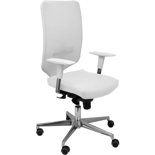 Chaise De Bureau Ossa Blanca Similicuir - Blanc