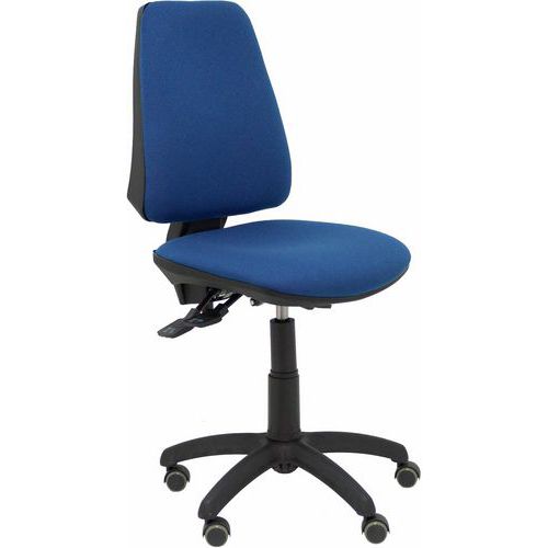 Chaise Elche S Avec Roue Pour Parquet - Bleu Marine