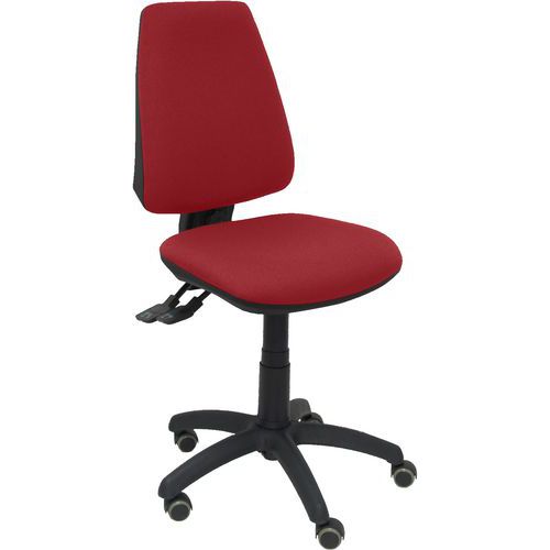 Chaise Elche S Avec Roue Pour Parquet - Bordeaux