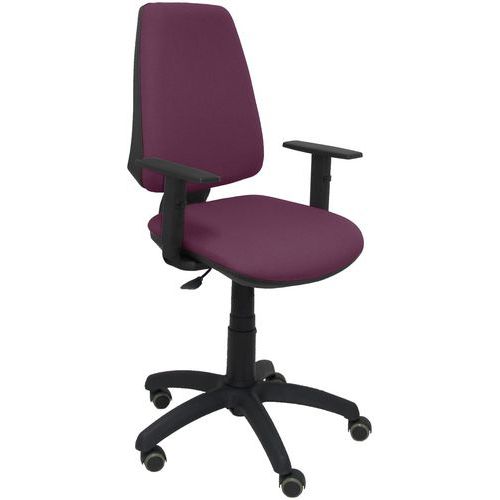 Chaise Elche Cp Bras Réglable Roue Parquet - Violet