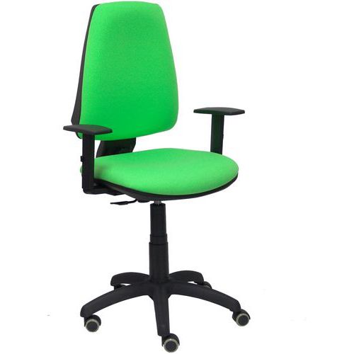 Chaise Elche Cp Bras Réglable Roue Parquet - Pistache