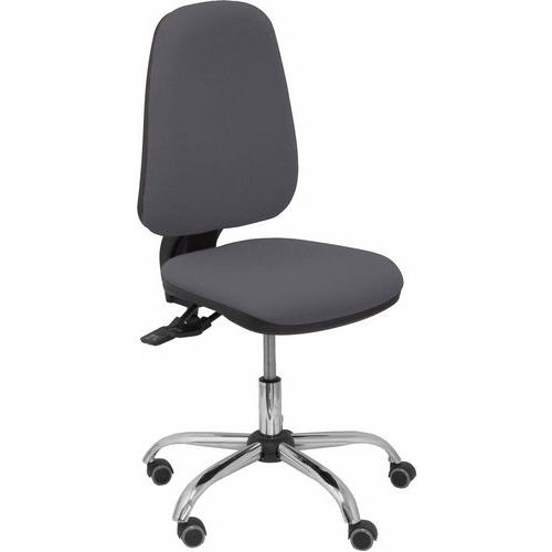 Chaise Sierra S Asynchrone Base Chromée - Gris Foncé