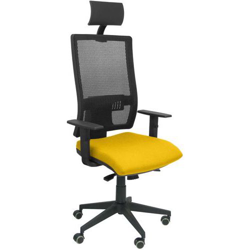 Chaise De Bureau Horna Appui Tête - Jaune
