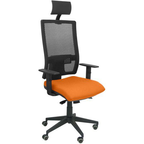 Chaise De Bureau Horna Appui Tête - Orange