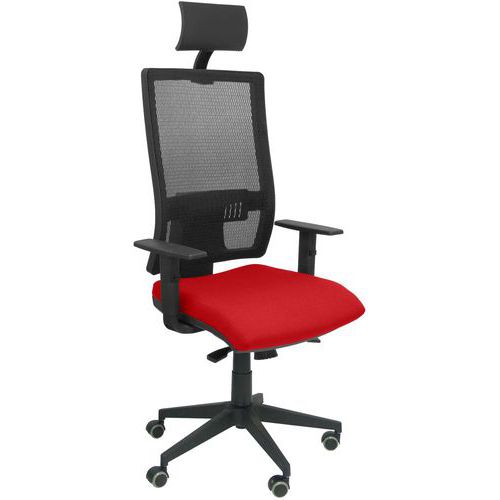 Chaise De Bureau Horna Appui Tête - Rouge