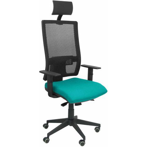 Chaise De Bureau Horna Appui Tête - Turquoise