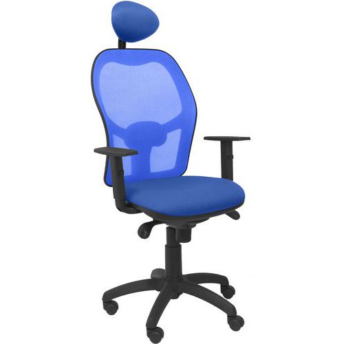 Chaise Jorquera Avec Appui-tête Bleu/bleu