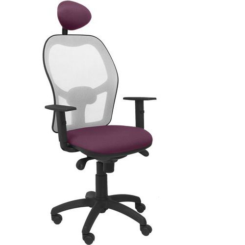 Chaise Jorquera Avec Appui-tête Gris/lila