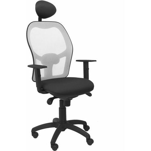 Chaise Jorquera Avec Appui-tête Gris/noir