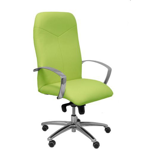 Fauteuil De Direction Caudete Similicuir - Pistache