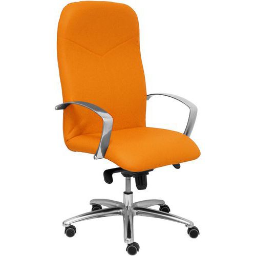 Fauteuil De Direction Caudete Similicuir - Orange