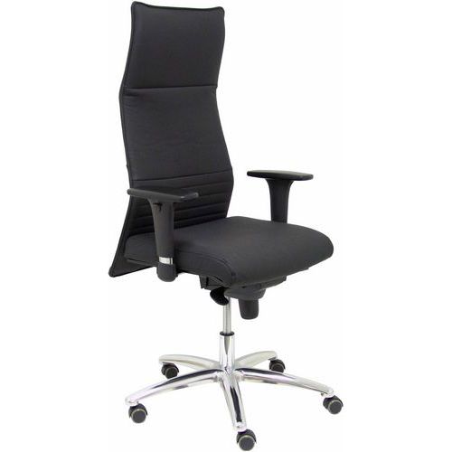 Fauteuil De Direction Albacete Xl En Cuir - Noir