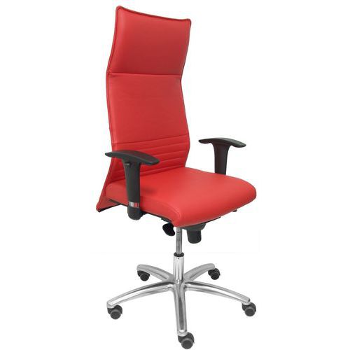 Fauteuil De Direction Albacete Cuir - Rouge